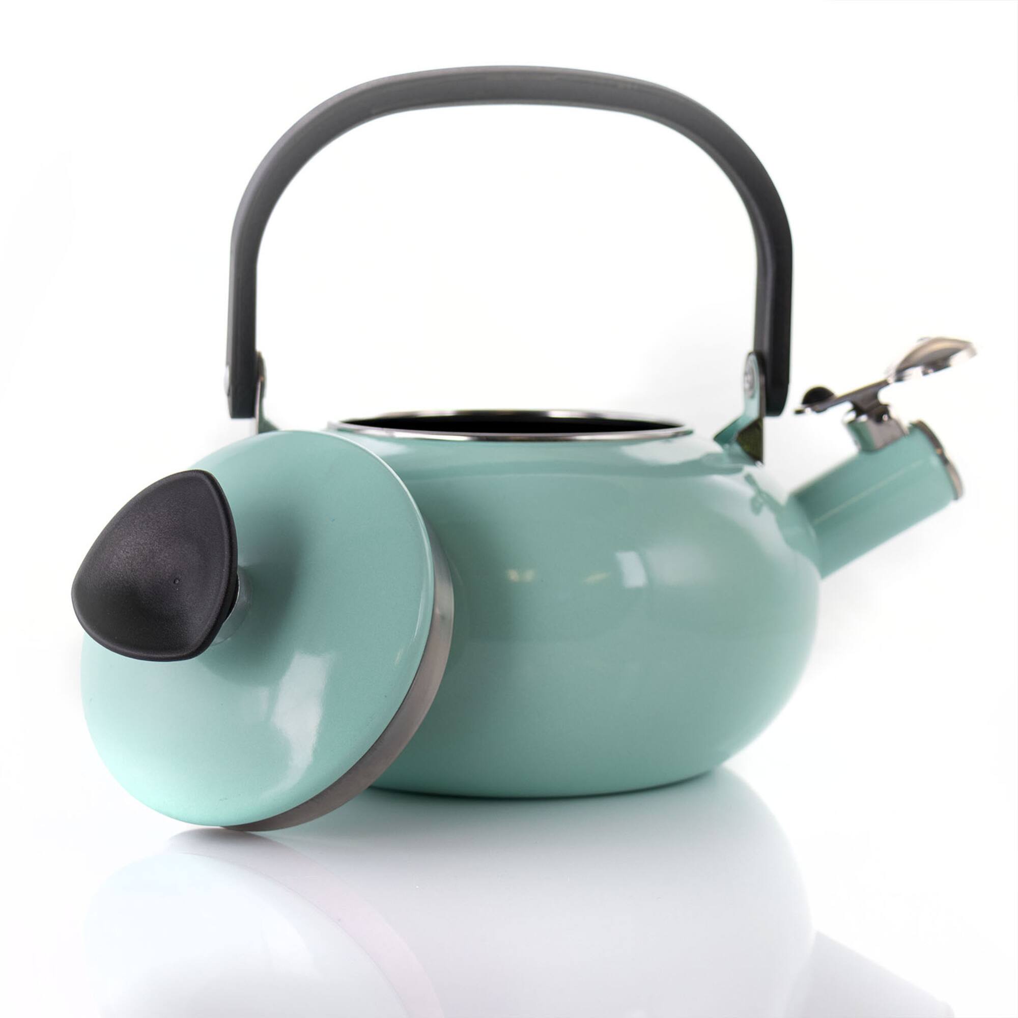 Kenmore® 1.5qt. Blue Enamel on Steel Whistling Tea Kettle